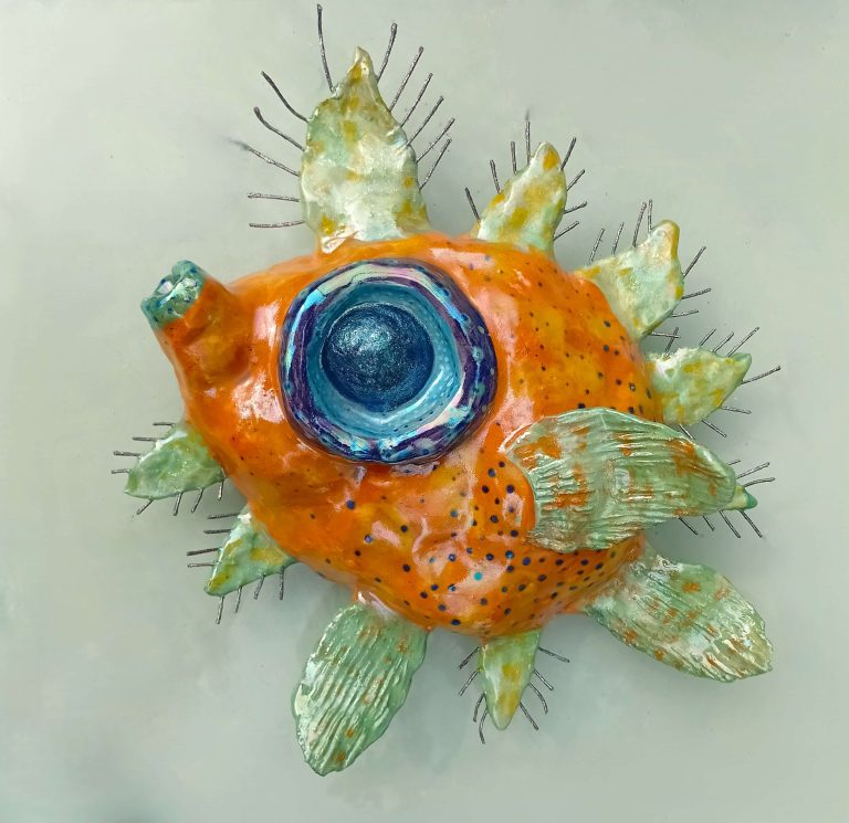 Monica Fergus - Plankton - Slender Sunfish larva